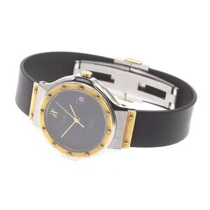 HUBLOT MDM Classic 1391.2 K18YGBezel Date Black Dial Quartz Ladies Watch